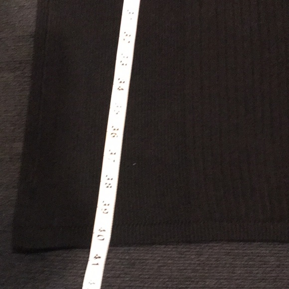 Anne Klein Black Sweater Dress with Turtleneck and Gold Button Detail-Size L - Picture 9 of 9